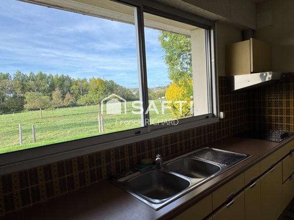 Maison d’architecte de 1975 – 4 chambres – Terrain de 1 500 m²