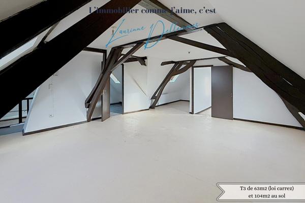 Immeuble de rapport de 283m2 loué à vendre LE CATEAU CAMBRESIS (59) proche du centre