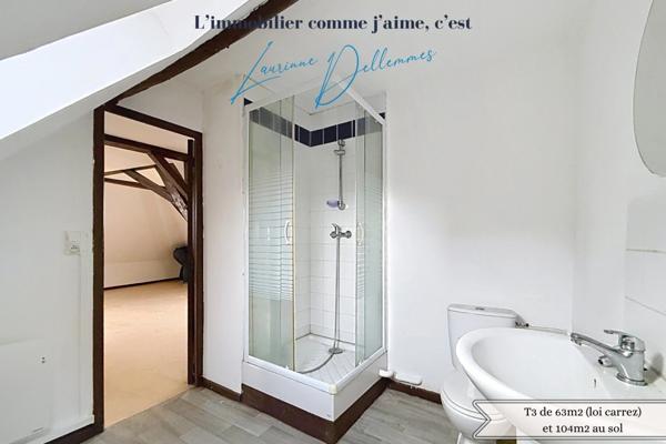 Immeuble de rapport de 283m2 loué à vendre LE CATEAU CAMBRESIS (59) proche du centre