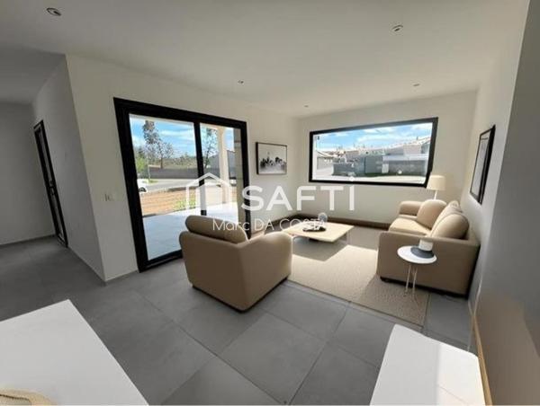 MAISON NEUVE.3 CHAMBRES.PROCHE CENTRE VILLE.TERRASSE COUVERTE