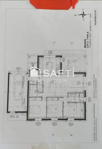 MAISON NEUVE.3 CHAMBRES.PROCHE CENTRE VILLE.TERRASSE COUVERTE