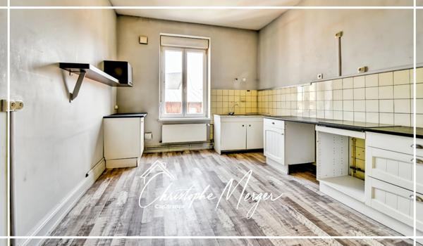 Appartement à vendre 3 chambres 104m² à Sarrebourg (57) en plein centre ville, spacieux et lumineux