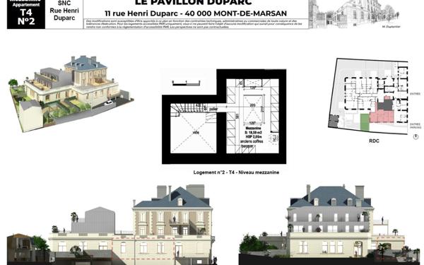 Appartement à vendre    4 pièces • 150,40 m2 Mont-de-Marsan