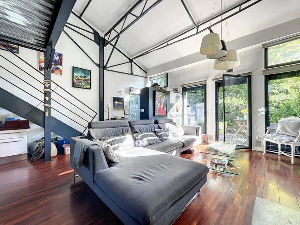 Loft 3 chambres avec jardin et parking