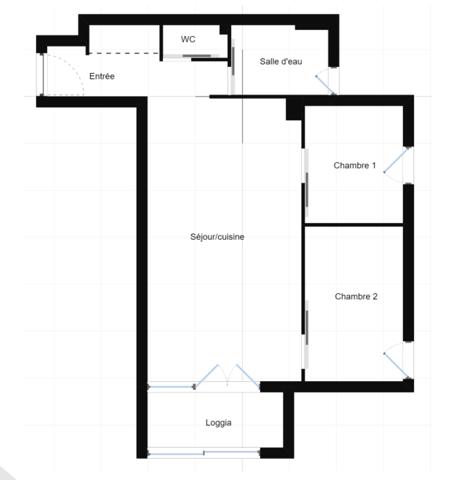 Appartement
         3 pièces
        - 40 m² Exclusivité 269 000 € *