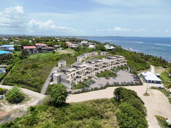 Magnifique studio en rez de jardin avec vue mer a 180°