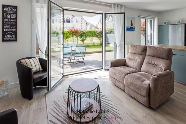 Appartement Pornic Mer  3 pièce(s) 64.03 m2 avec garage + place de parking dans résidence avec Vue Mer