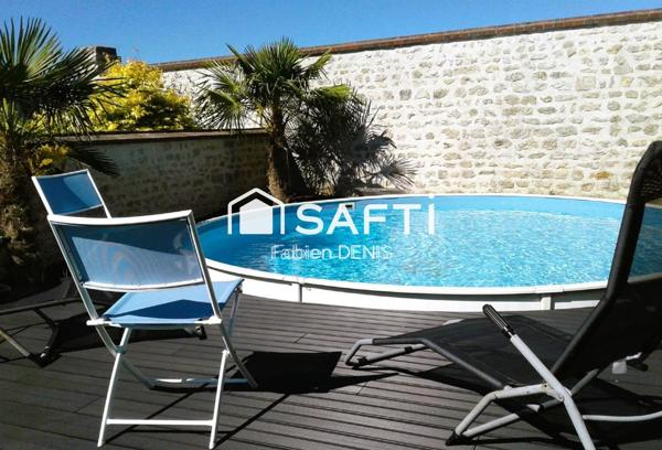 Belle maison d'hôtes rénovée avec 3 chambres avec salle d'eau.