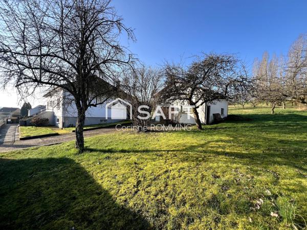 Maison sur terrain de 43 ares dont 19,5 en zone constructible