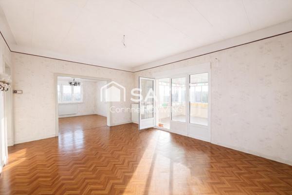 Maison sur terrain de 43 ares dont 19,5 en zone constructible