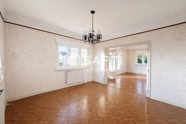 Maison sur terrain de 43 ares dont 19,5 en zone constructible