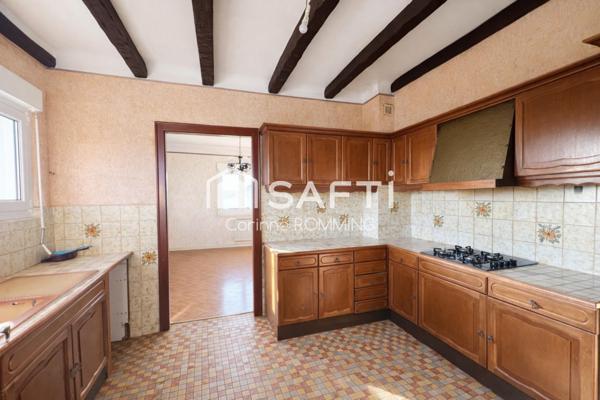 Maison sur terrain de 43 ares dont 19,5 en zone constructible