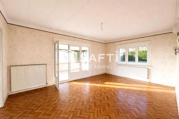 Maison sur terrain de 43 ares dont 19,5 en zone constructible