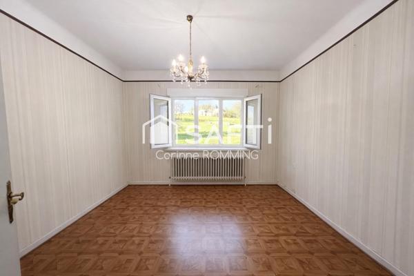 Maison sur terrain de 43 ares dont 19,5 en zone constructible