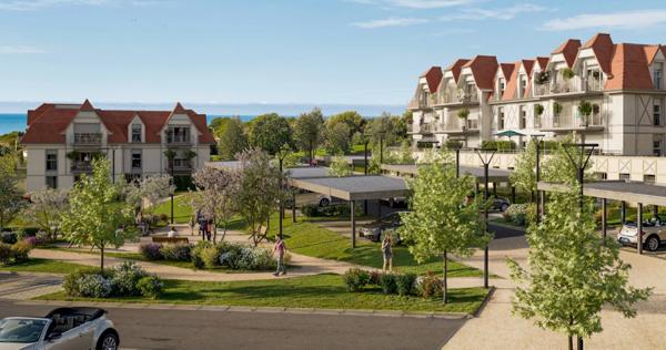 appartement T2 neuf à vendre CRIEL SUR MER (76) surface hab 48.01 m2 + balcon 5.17 m2 + park s-sol.