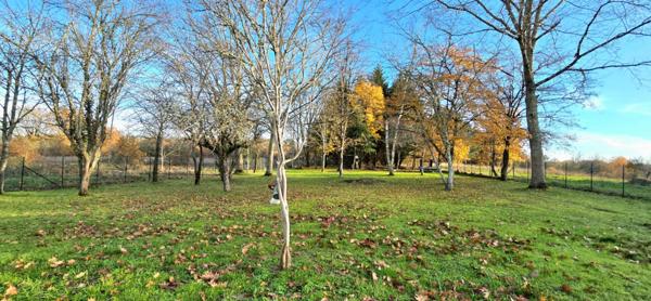 Maison en pierre avec parc