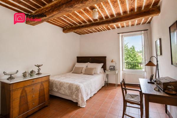 ALES en périphérie à Saint-Hilaire-de-Brethmas   Superbe Appartement P4 de caractère dans un mas du XVIII siècle, avec patio privatif, piscine et parking