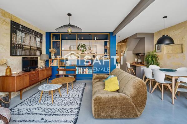 À deux pas du Forum de Talence et du tramway, charmante maison rénovée avec terrasse et cave — un véritable coup de cœur en plein centre de Talence !