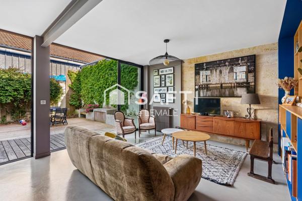 À deux pas du Forum de Talence et du tramway, charmante maison rénovée avec terrasse et cave — un véritable coup de cœur en plein centre de Talence !