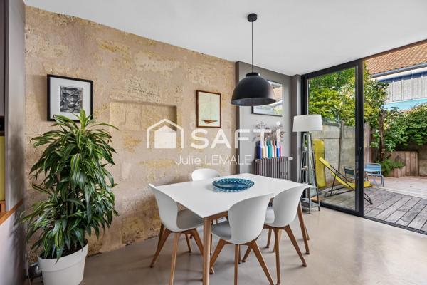 À deux pas du Forum de Talence et du tramway, charmante maison rénovée avec terrasse et cave — un véritable coup de cœur en plein centre de Talence !