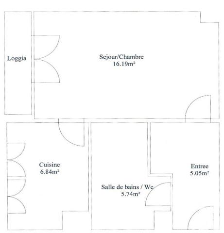 Studio 1 pièce de 34 m² à Carrières-sur-Seine (78420)