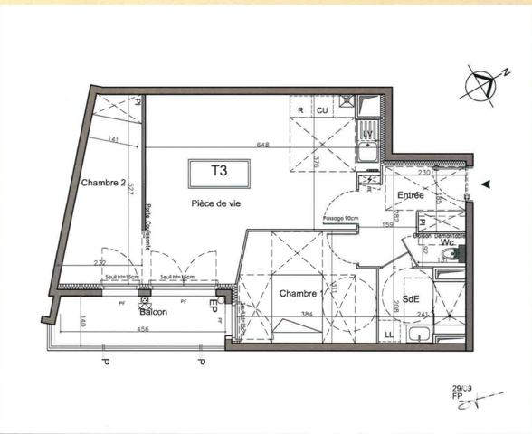 Appartement à vendre 3 pièces 59 m² Gretz-Armainvilliers