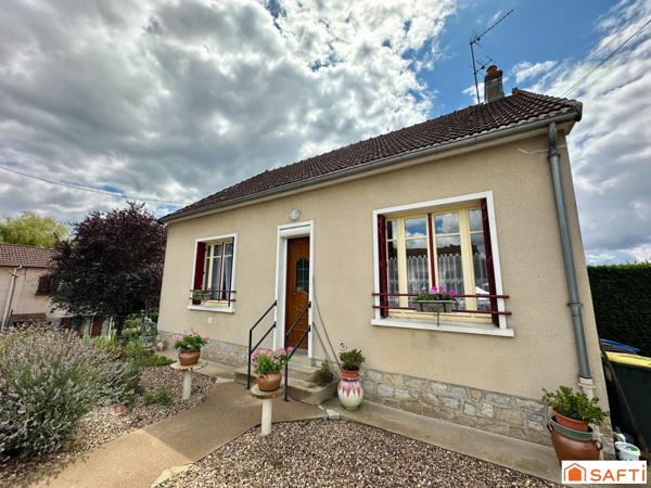 Maison sur sous sol semi enterré avec accès de plain pied