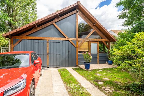 La maison atypique d’architecte avec piscine et jardin sans vis-à-vis
