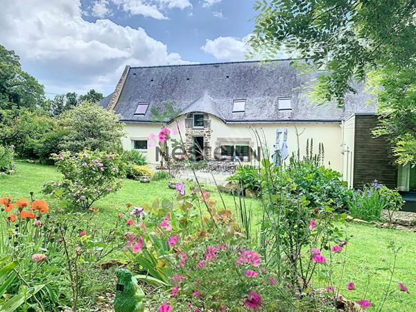 Charmante propriété en pierre dans un cadre paisible avec de superbes volumes