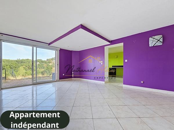 Maison avec logement indépendant, piscine, garage, écurie et terrain