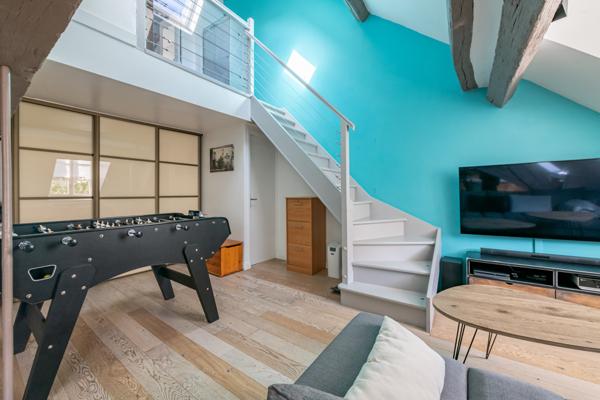 Longjumeau (91160) Duplex de charme en cœur de ville – 3 pièces, dernier étage, faibles charges