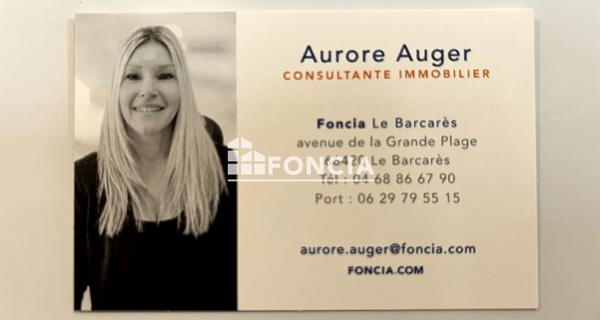 À vendre Studio 21.95 m² - Le Barcarès 66420