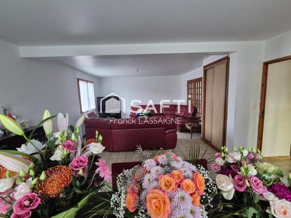 Maison 119m² avec 3 chambres + terrain et garage