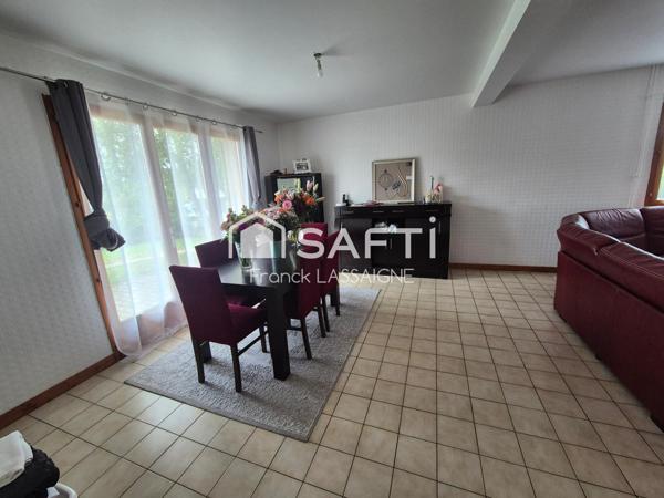 Maison 119m² avec 3 chambres + terrain et garage