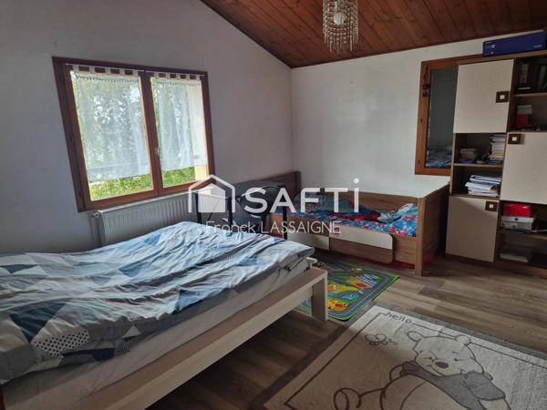 Maison 119m² avec 3 chambres + terrain et garage