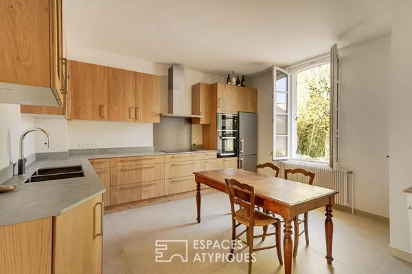 Maison familiale avec jardin et piscine