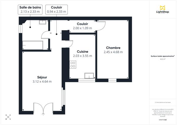 Appartement 2 pièces 43,7m² entièrement au calme - Pereire - Boulevard Pereire, Paris