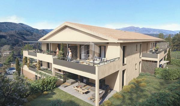 T3 Neuf ,Appartement VEFA, Sisteron 04200 3 pièce(s) 61.83m2 +  terrasse de 40m²  , Lot 203 A