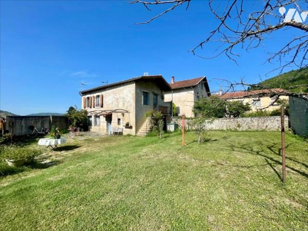 Maison 66 m² avec terrain clos – Gros potentiel – Tournon-sur-Rhône