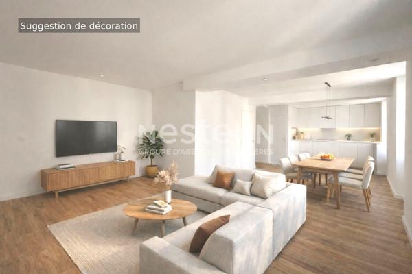 Appartement 4 pièces 3 chambres avec jardin de 36 m² au coeur Centre ville de La Crau