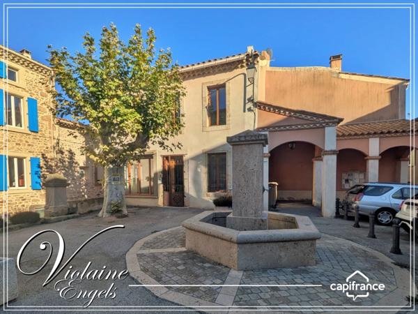 Maison de caractère au cœur de Boutenac – volumes généreux, matériaux nobles et grand garage