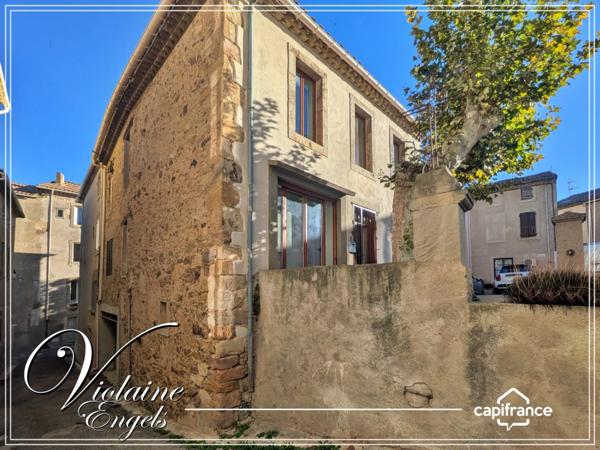 Maison de caractère au cœur de Boutenac – volumes généreux, matériaux nobles et grand garage
