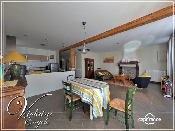 Maison de caractère au cœur de Boutenac – volumes généreux, matériaux nobles et grand garage