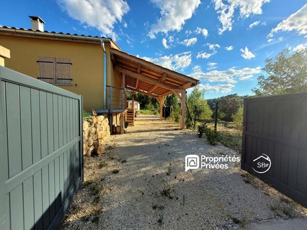 JOYEUSE - ardèche méridionale- Villa meublée de plain-pied, terrasse sud et jacuzzi 278 000  | 80 m² | Terrain de 803 m²