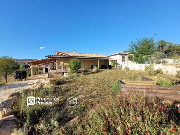 JOYEUSE - ardèche méridionale- Villa meublée de plain-pied, terrasse sud et jacuzzi 278 000  | 80 m² | Terrain de 803 m²
