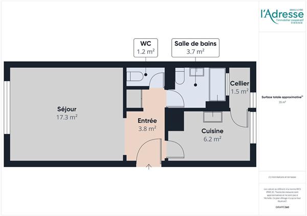 Appartement Saint Maur Des Fosses 1 pièce(s) 35 m2