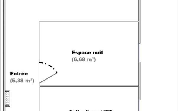 Appartement à louer    2 pièces • 31,19 m2 Stiring-Wendel