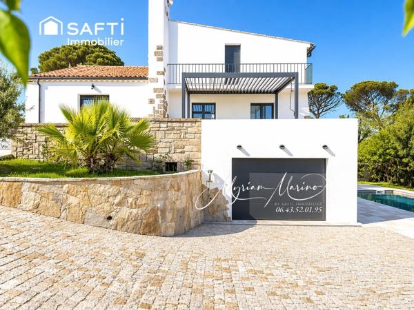 Saint-Aygulf – Villa rénovée 4 ch, piscine, double garage, proche plages