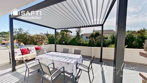 Saint-Aygulf – Villa rénovée 4 ch, piscine, double garage, proche plages