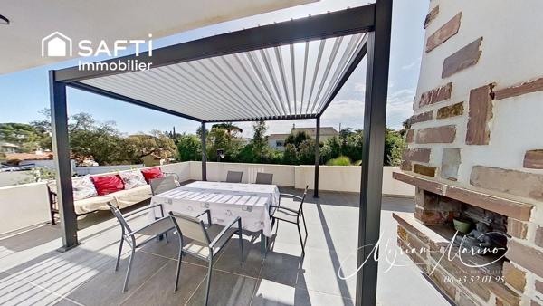 Saint-Aygulf – Villa rénovée 4 ch, piscine, double garage, proche plages